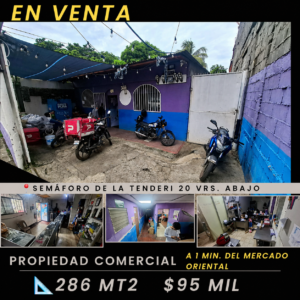 Propiedad Comercial a 1 minuto del Mercado Oriental